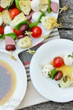 Caprese Skwere Recipe - ASpicyPerspecitve.com