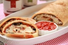 Stromboli Recipe @ ASpicyPerspective.com