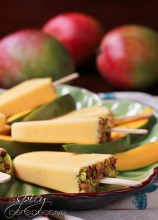 Mango Lassi Recipe for Popsicles  ~ ASpicyPerspective.com