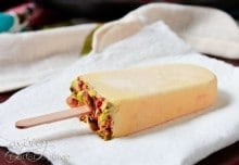 Homemade Popsicles from Mango Lassi ~ ASpicyPerspective.com