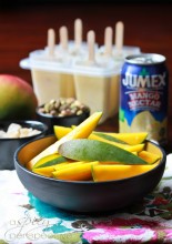 Homemade Popsicles with Mango Lassi Recipe  ~ ASpicyPerspective.com
