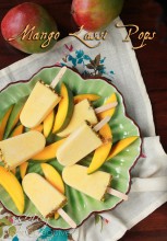 Mango Lassi Popsicles ~ ASpiyPerspective.com