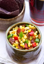 Fresh Corn Salsa | ASpicyPerspective.com