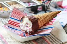 Chocolate Dipped Ice Cream Cones