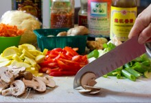 Making Vegetarian Lo Mein | ASpicyPerspective.com