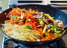 Vegetable Lo Mein at Home | ASpicyPerspective.com
