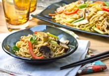 Vegetable Lo Mein | ASpicyPerspective.com