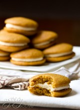 Fluffy Pumpkin Whoopie Pies | ASpicyPerspective.com