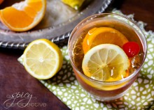Old Fashioned Cocktail with Sweet Tea | ASpicyPerspective.com #cocktails #recipe