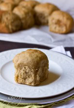 Slow Cooker Apple Butter Yeast Rolls Recipe | ASpicyPerspective.com #crockpot #slowcooker #thanksgiving #recipes