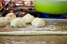 How to Twist Soft Pretzels | ASpicyPerspective.com #SoftPretzels #CaramelApples #FallRecipes