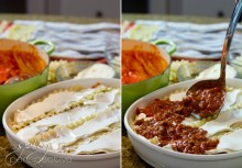 How to make Sausage Lasagna with Cream Cheese | ASpicyPerspective.com #Lasagna #Pasta