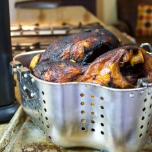 Learn How to Safely Fry a Turkey | ASpicyPerspective.com #thanksgiving #turkey