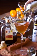 Spiced Manhattan Cocktail Recipe | ASpicyPerspective.com #holiday #cocktails