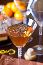 Manhattan Cocktail | ASpicyPerspective.com #holiday #cocktails