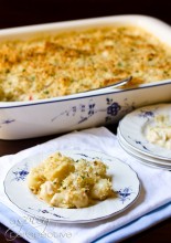 Crab and Gnocchi Gratin | ASpicyPerspective.com #macandcheese #gratin #holidays