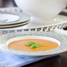 Healthy Tomato Bisque | A Spicy Perspective #healthy #soup