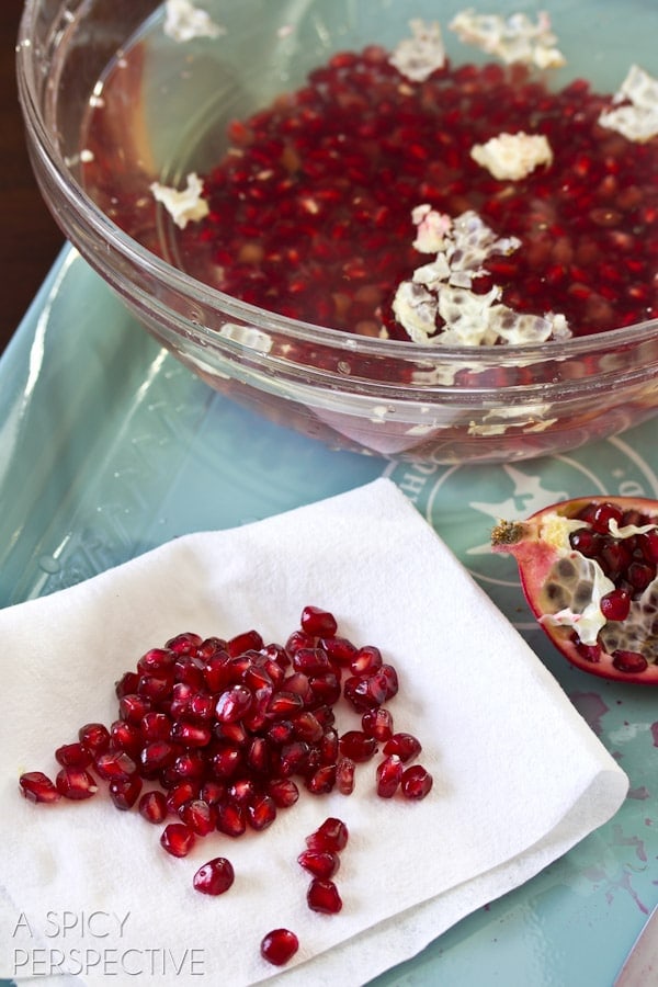 How Tos for Pomegranate Seeds (Arils)