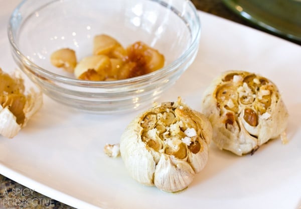 How to Roast Garlic | ASpicyPerspective.com #howto #diy #garlic