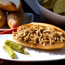 Sweet Chili Pulled Pork from "The Recipe Girl Cookbook" #bbq #pork #giveaway