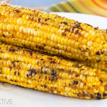 Kimchi Grilled Corn on the Cob | ASpicyPerspective.com #grilling #summer #corn #grilledcorn