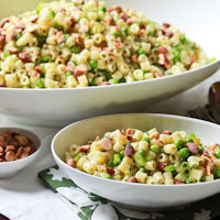 Pasta Peas & Smoked Almonds