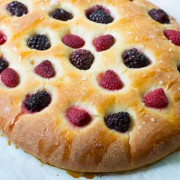 Focaccia Bread Recipe with Berries