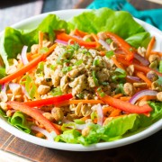 Nam Sod Lettuce Wraps