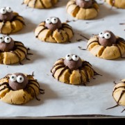 Chocolate Peanut Butter Spider Cookies