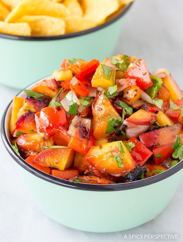 Grilled Chipotle Peach Salsa A Spicy Perspective