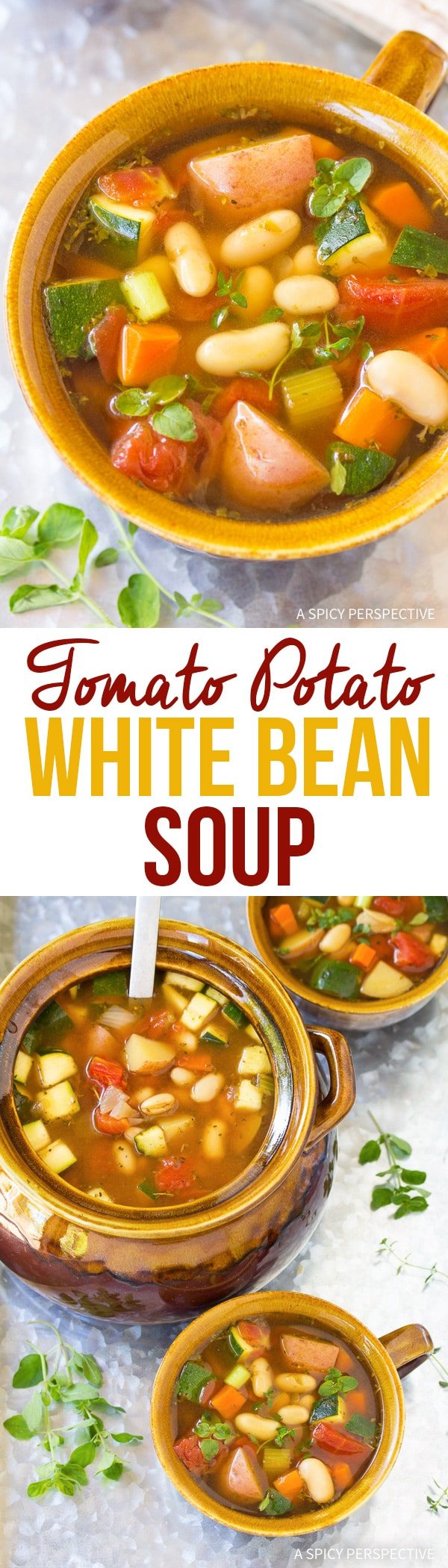 tomato potato white bean soup