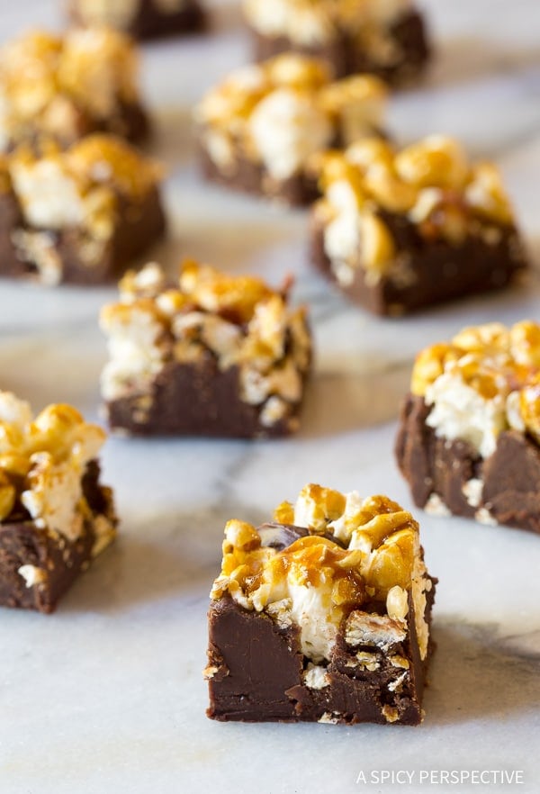 3-ingredient cracker jack fudge