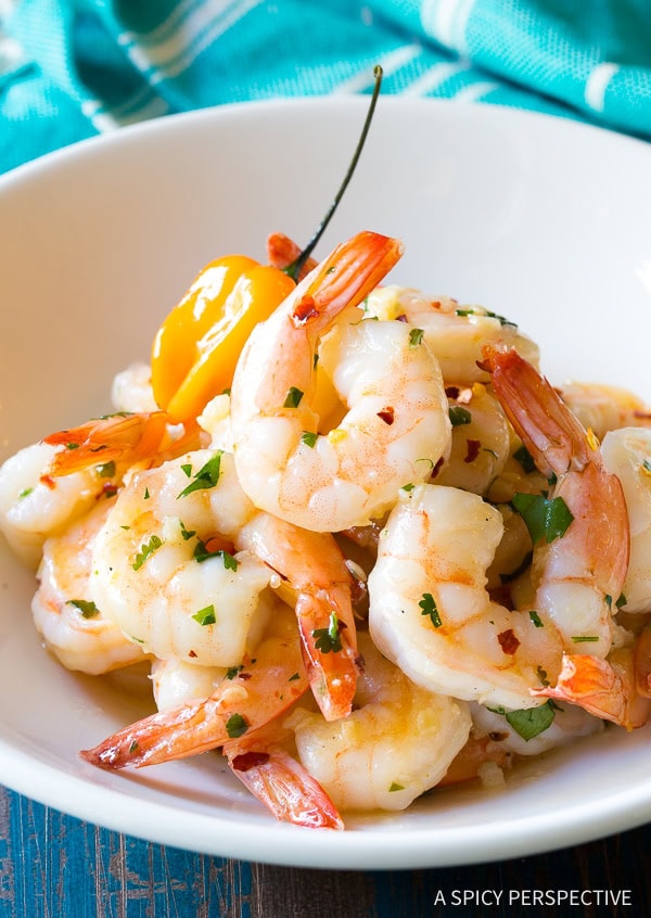 yucatán garlic butter shrimp