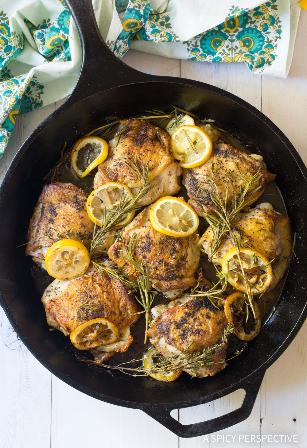 Perfect Herb Roasted Chicken Thighs - A Spicy Perspective