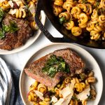 Pasta Puttanesca with New York Strips - 17