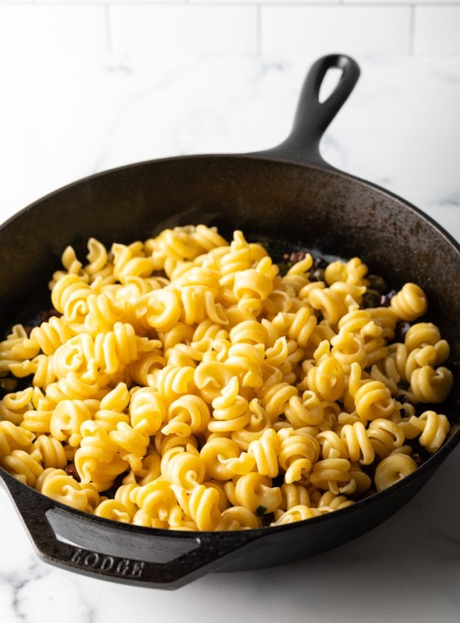 Pasta Puttanesca with New York Strips - 95