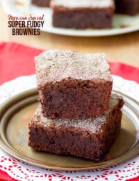 Spiced Mexican Brownies Recipe | ASpicyPerspective.com