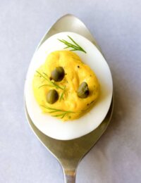 Angel Eggs: Classic Deviled Eggs Recipe | ASpicyPerspective.com