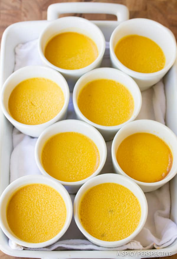 Perfect Creamy Lavender Flan Recipe | ASpicyPerspective.com