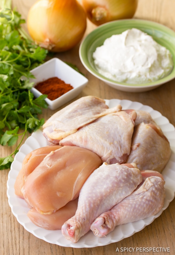Making Hungarian Chicken Paprikash (Paprikas) | ASpicyPerspective.com