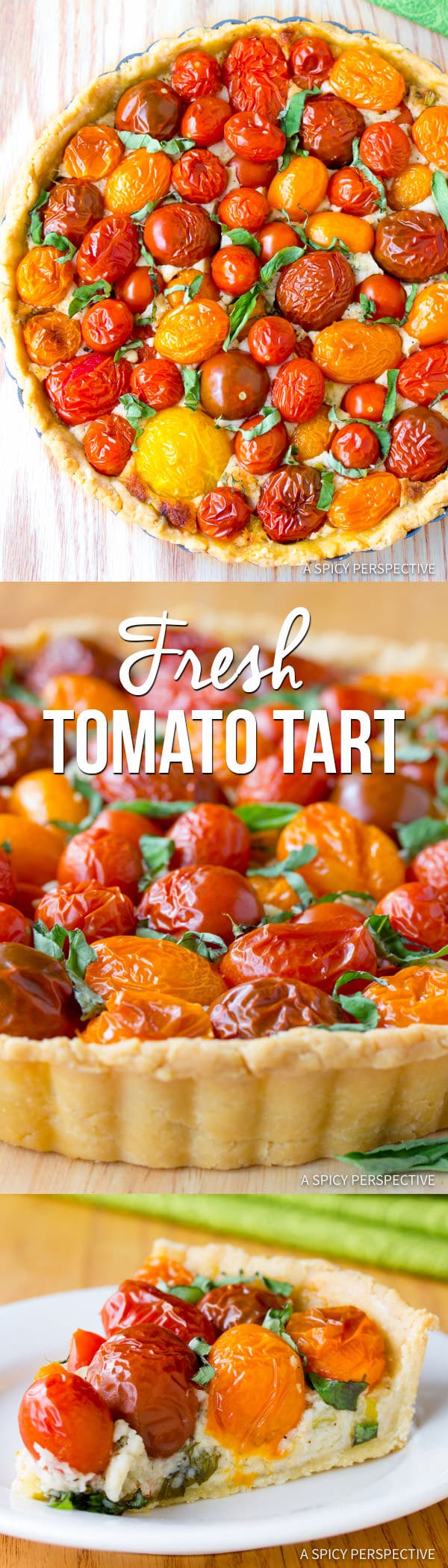 fresh tomato tart