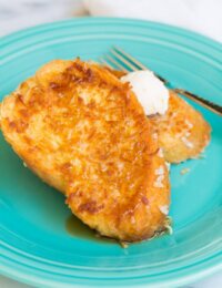 Crispy Coconut French Toast on ASpicyPerspective.com #coconut