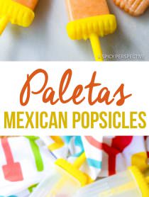 Fresh Spicy-Sweet Paletas (Mexican Popsicles) | ASpicyPerspective.com