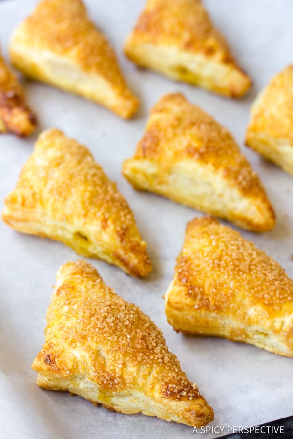 Perfect Curried Apple Turnovers | ASpicyPerspective.com