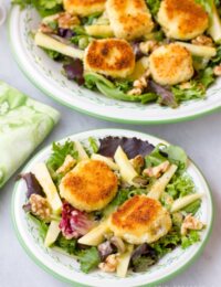Fried Goat Cheese Salad | ASpicyPerspective.com