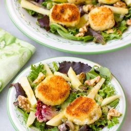 Fried Goat Cheese Salad | ASpicyPerspective.com