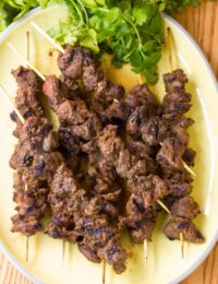 "Street Meat" Grilled Lamb Kebabs | ASpicyPerspective.com