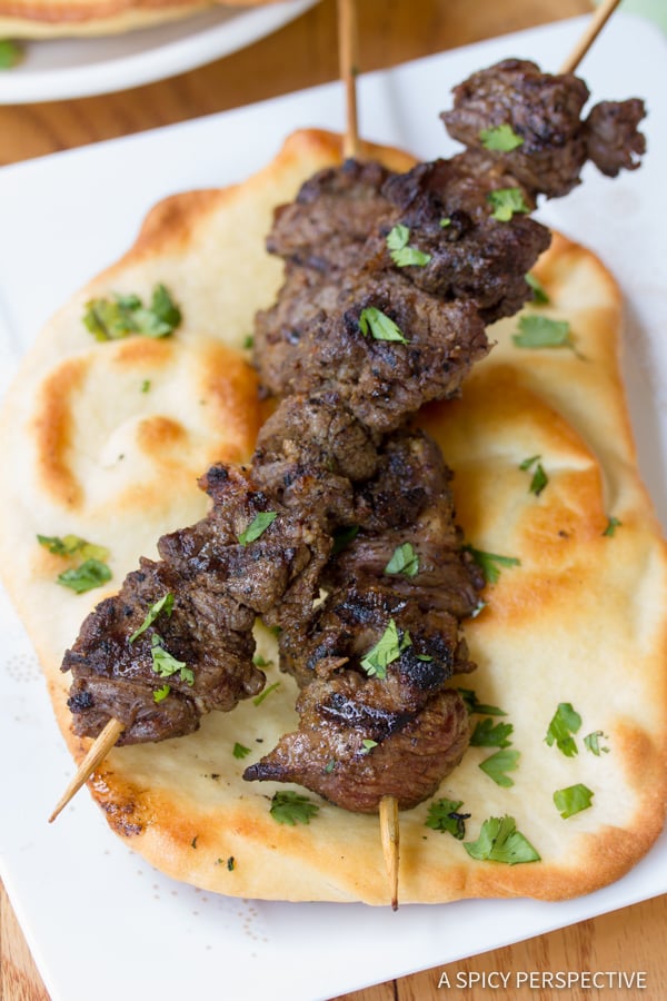 "Street Meat" Grilled Lamb Kebabs A Spicy Perspective