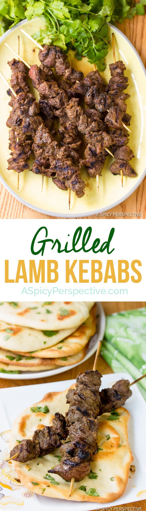 Perfect "Street Meat" Grilled Lamb Kebabs | ASpicyPerspective.com