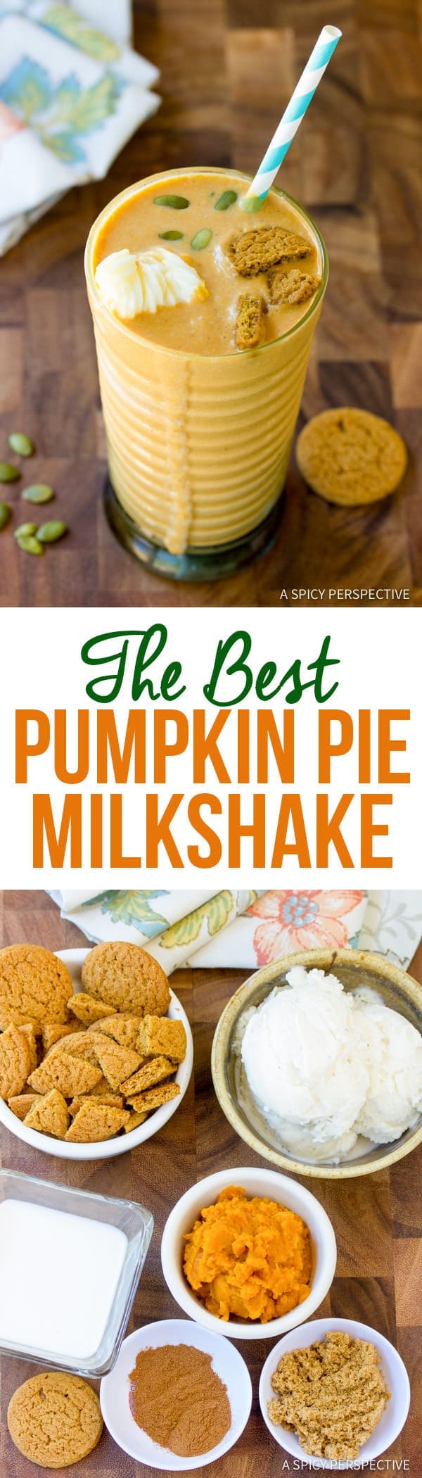 pumpkin pie milkshake